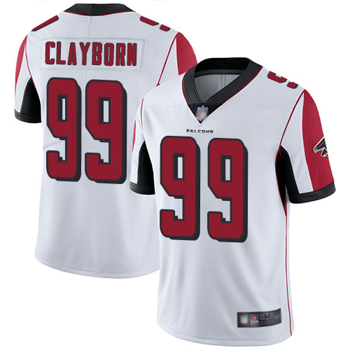 Atlanta Falcons Limited White Men Adrian Clayborn Road Jersey NFL Football #99 Vapor Untouchable->youth nfl jersey->Youth Jersey